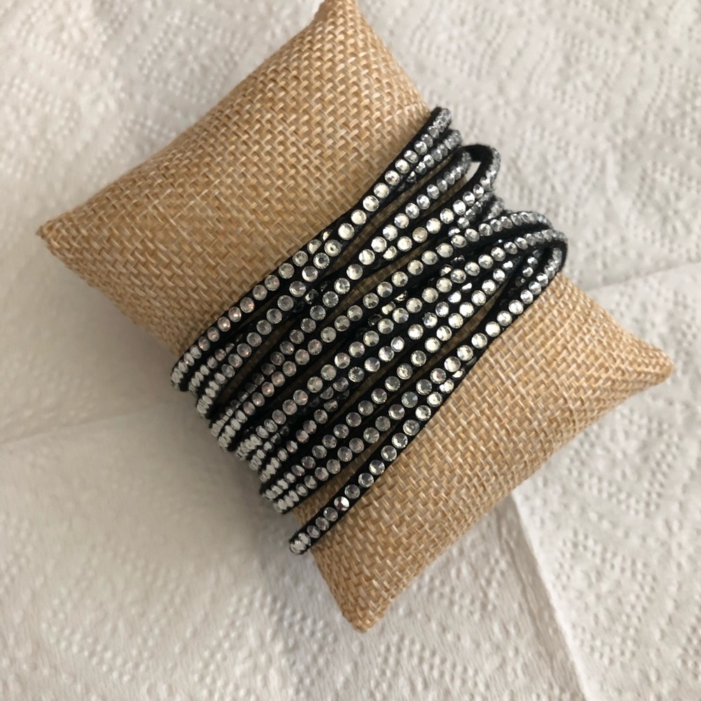 Jeweled wrap braclet